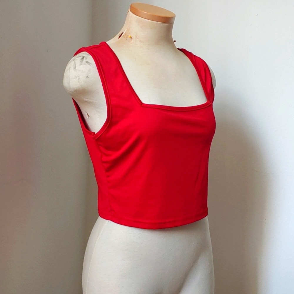 Red Crop Top